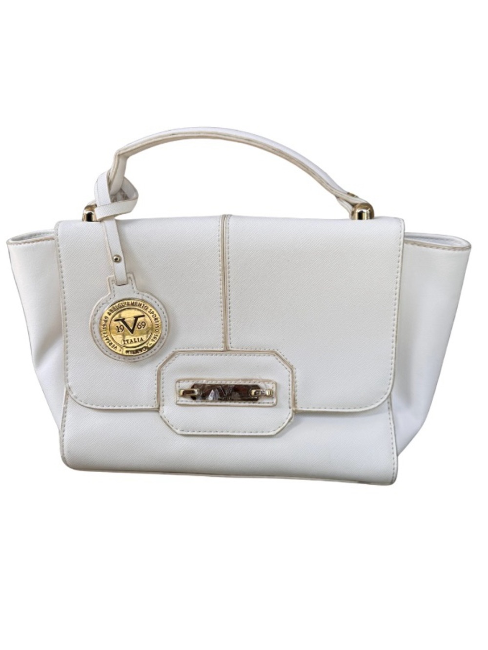 19V69 Versace Handbag with Detachable Shoulder Strap